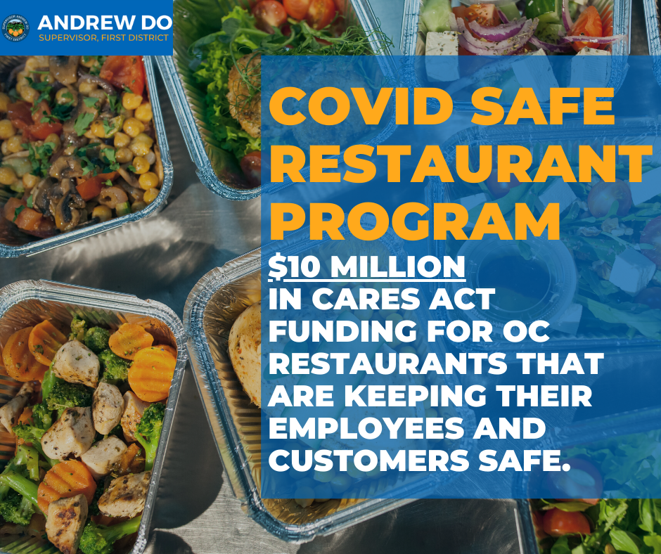 COVID Safe Restaurant Program 