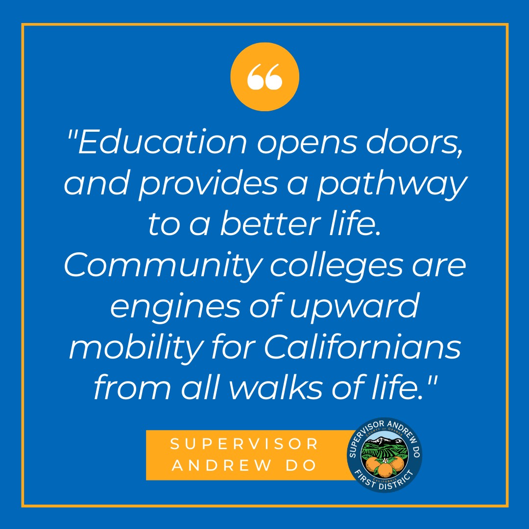 Orange County Approves Partnership with Community Colleges to Promote Employee Advancement