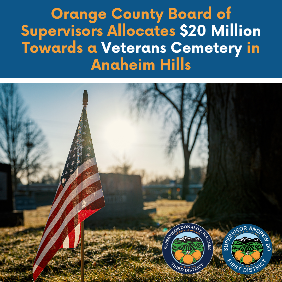 20M for Veterans Cemetery 