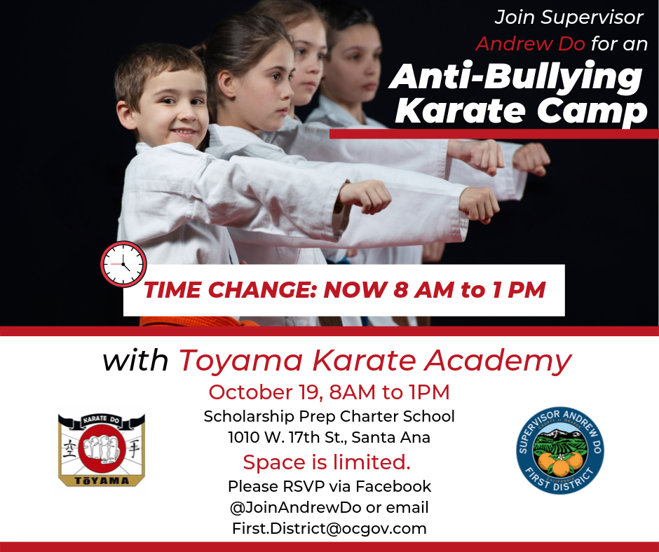 Anti-Bullying Karate Camp